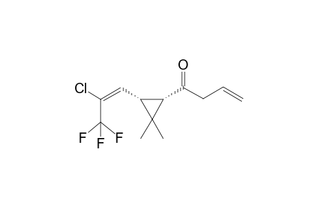 1-[2-(Chloro-3,3,3-trifluoro-(E)-1-propenyl]-2,2-dimethylcyclopropyl-3-buten-1-one