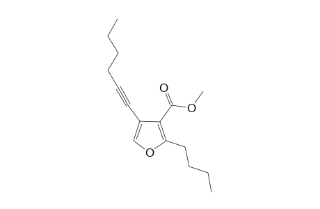 Methyl 2-Butyl-4-hex-1-ynylfuran-3-carboxylate