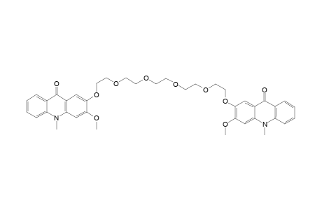 2,2'-bi{[(N-Methyl-3-methoxy-9-acridinonyl)oxy]methyl} - tetrakis(methoxymethyl)