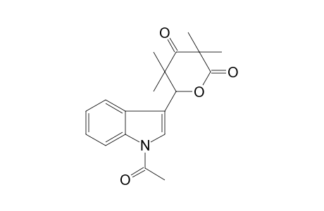 6-(1-Acetyl-1H-indol-3-yl)-3,3,5,5-tetramethyldihydro-2H-pyran-2,4(3H)-dione