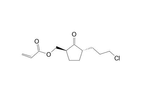 (2,5-trans)-5-(3'-chloropropyl)-2-(acryloyloxymethyl)cyclopentan-1-one