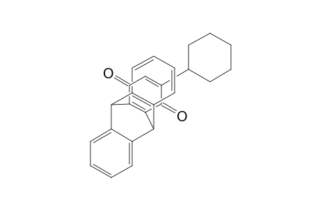 1,4,9,10-Tetrahydro-2-cyclohexyl-9,10-(o-benzeno)anthracene-1,4-dione