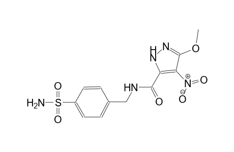 N-[4-(aminosulfonyl)benzyl]-3-methoxy-4-nitro-1H-pyrazole-5-carboxamide