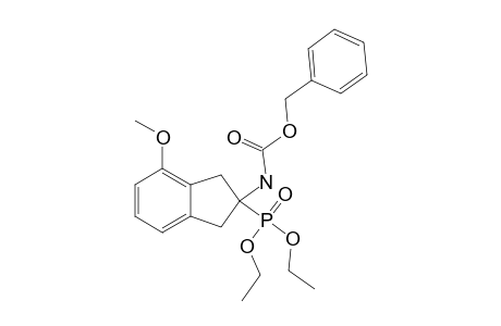 DIETHYL-2-(BENZYLOXYCARBONYLAMINO)-4-METHOXY-INDANE-2-PHOSPHONATE
