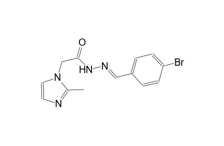 N'-[(E)-(4-bromophenyl)methylidene]-2-(2-methyl-1H-imidazol-1-yl)acetohydrazide