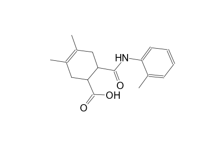3,4-dimethyl-6-(2-toluidinocarbonyl)-3-cyclohexene-1-carboxylic acid