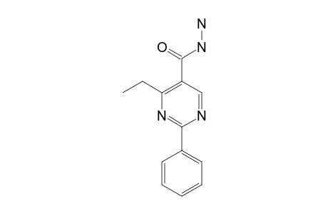 4-ETHYL-2-PHENYL-PYRIMIDINE-5-CARBOHYDRAZIDE