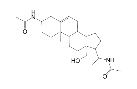 N-[17-(1-acetamidoethyl)-10-methyl-13-methylol-2,3,4,7,8,9,11,12,14,15,16,17-dodecahydro-1H-cyclopenta[a]phenanthren-3-yl]acetamide
