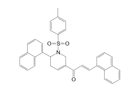 (E)-3-(Naphthalen-1''-yl)-1-(6'-(naphthalen-1''-yl)-1'-tosyl-1',2',5',6'-tetrahydropyridin-3'-yl)-prop-2-en-1-one