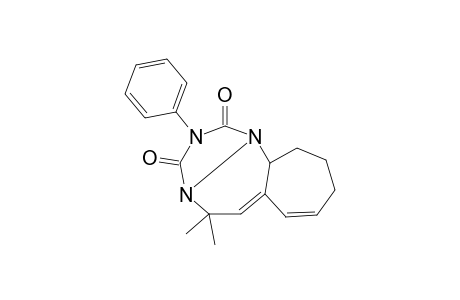 2,4,6-Triaza-4-phenyl-7,7-dimethyltricyclo[7.5.0.0(2,6)]tetradeca-8,10-diene-3,5-dione