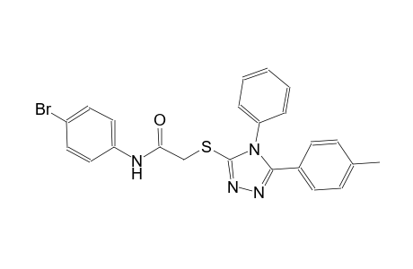 N-(4-bromophenyl)-2-{[5-(4-methylphenyl)-4-phenyl-4H-1,2,4-triazol-3-yl]sulfanyl}acetamide