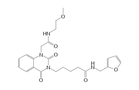 N-(2-furylmethyl)-5-(1-{2-[(2-methoxyethyl)amino]-2-oxoethyl}-2,4-dioxo-1,4-dihydro-3(2H)-quinazolinyl)pentanamide