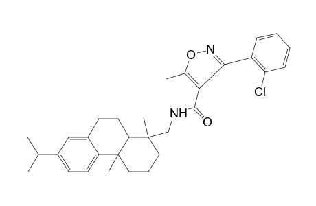 3-(o-CHLOROPHENYL)-N-(13-ISOPROPYLPODOCARPA-8,11,13-TRIEN-15-YL)-5-METHYL-4-ISOXAZOLECARBOXAMIDE