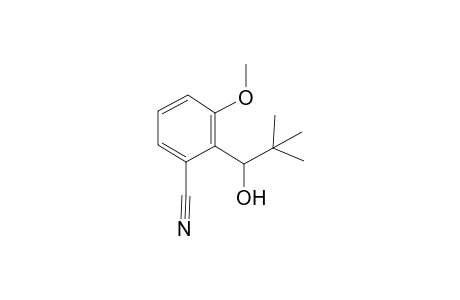 2-(1-Hydroxy-2,2-dimethylpropyl)-3-methoxybenzonitrile