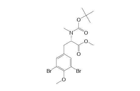 (S)-METHYL_2-((N-TERT.-BUTYLCARBONYL)-(METHYL)-AMINO)-3-(3,5-DIBROMO-4-METHOXYPHENYL)-PROPANOATE;ROTAMER_1