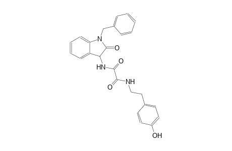 ethanediamide, N~1~-[2,3-dihydro-2-oxo-1-(phenylmethyl)-1H-indol-3-yl]-N~2~-[2-(4-hydroxyphenyl)ethyl]-