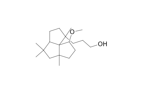 11.alpha.-(3-hydroxypropyl)-2-methoxy-5.alpha.,7,7,11.beta.-tetramethyl-8.alpha.-tricyclo(6.3.0.0(1,5))undecane