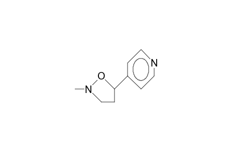 2-Methyl-5-(4-pyridyl)-isoxazolidine