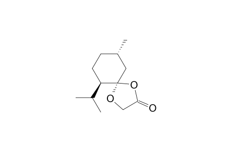 1,4-Dioxaspiro[4.5]decan-2-one, 9-methyl-6-(1-methylethyl)-, [5R-(5.alpha.,6.beta.,9.alpha.)]-