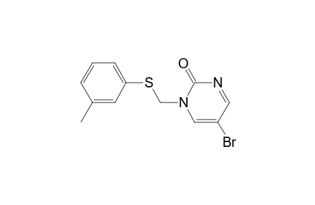 5-Bromanyl-1-[(3-methylphenyl)sulfanylmethyl]pyrimidin-2-one