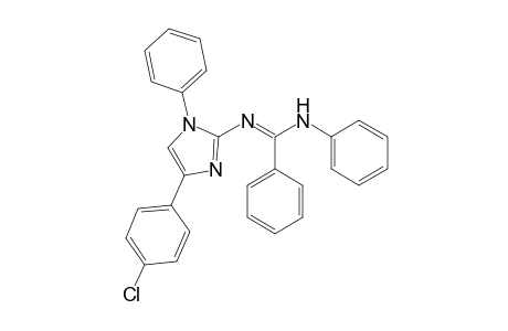 N'-[4-(4-chlorophenyl)-1-phenyl-2-imidazolyl]-N-phenylbenzenecarboximidamide
