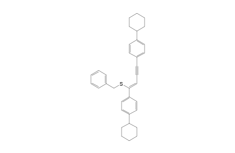 (Z)-1-Benzylthio-1,4-di(p-cyclohexylphenyl)-1-buten-3-yne