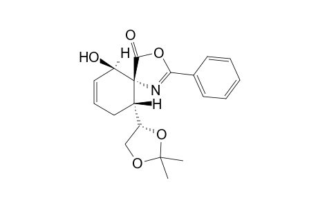 (1R,2S,3R)-3-[4(S)-(2,2-Dimethyl-1,3-dioxolo)]-2-spiro{4'[2'-phenyl-5'(4'H)-oxazolone]}-5-cyclohexen-1-ol