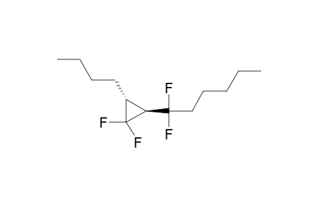 TRANS-1,1-DIFLUORO-(1,1-DIFLUORO-N-HEXYL)-3-N-BUTYLCYCLOPROPANE