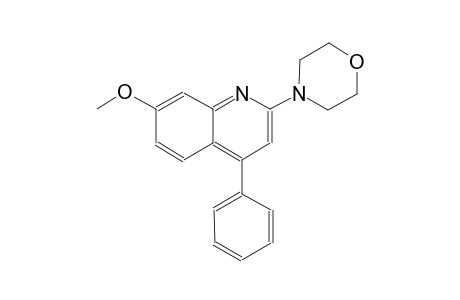 quinoline, 7-methoxy-2-(4-morpholinyl)-4-phenyl-