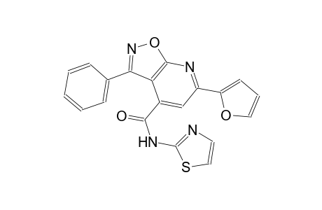 6-(2-furyl)-3-phenyl-N-(1,3-thiazol-2-yl)isoxazolo[5,4-b]pyridine-4-carboxamide