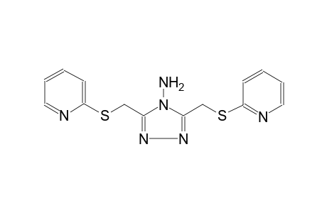3,5-Bis-(pyridin-2-ylsulfanylmethyl)-[1,2,4]triazol-4-ylamine