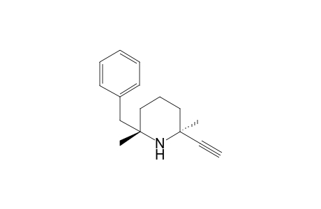 trans-2-Benzyl-6-ethynyl-2,6-dimethyl-piperidine