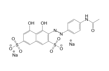 2,7-Naphthalenedisulfonic acid, 3-[[4-(acetylamino)phenyl]azo]-4,5-dihydroxy-, disodium salt