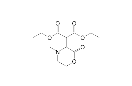 4-Methyl-2-oxo-3-[bis(ethoxycarbonyl)methyl]-morpholine