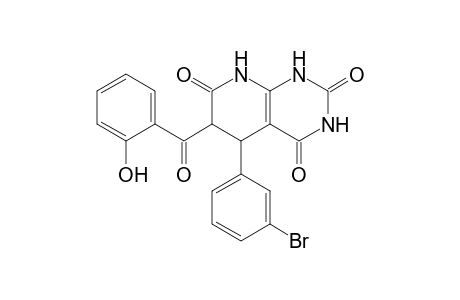5-(3-Bromophenyl)-6-[(2-hydroxyphenyl)carbonyl]-5,8-dihydropyrido[2,3-d]pyrimidine-2,4,7-(1H,3H,6H)-trione