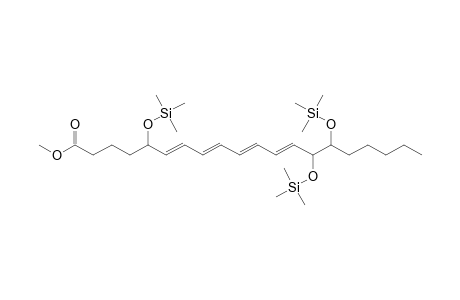 Methyl 5,14,15-tri(trimethylsiloxy)eicosan-6(E), 8(E),10(E),12(E)-tetraenoate