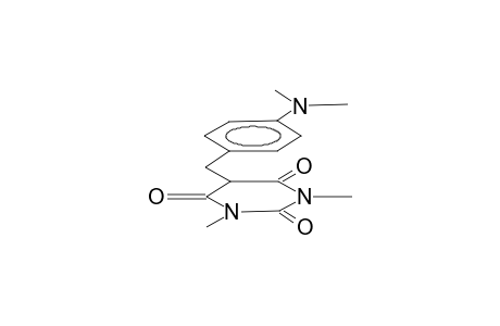 1,3-dimethyl-5-(4-dimethylaminophenylmethyl)perhydropyrimidine-2,4,6-trione