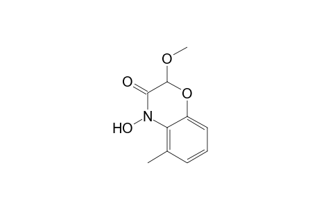 2H-1,4-Benzoxazin-3(4H)-one, 4-hydroxy-2-methoxy-5-methyl-
