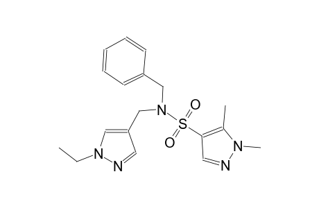 1H-pyrazole-4-sulfonamide, N-[(1-ethyl-1H-pyrazol-4-yl)methyl]-1,5-dimethyl-N-(phenylmethyl)-