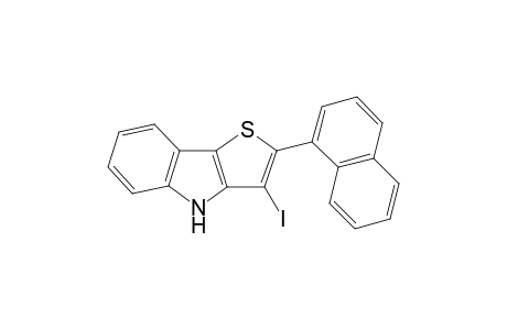 3-Iodo-2-(naphthalen-1-yl)-4H-thieno[3,2-b]indole