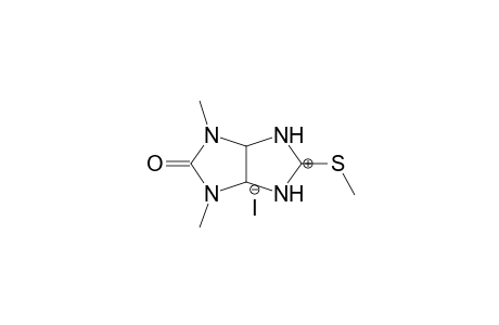 4,6-dimethyl-2-(methylthio)-5-oxo-3,3a,4,5,6,6a-hexahydroimidazo[4,5-d]imidazol-1-ium iodide