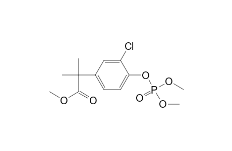 Benzeneacetic acid, 3-chloro-4-[(dimethoxyphosphinyl)oxy]-.alpha.,.alpha.-dimethyl-, methyl ester