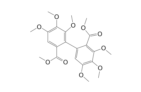 [1,1'-Biphenyl]-2,2'-dicarboxylic acid, 3,4,4',5,5',6'-hexamethoxy-, dimethyl ester