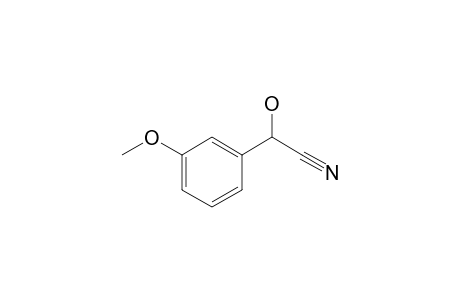 2-hydroxy-2-(3-methoxyphenyl)acetonitrile