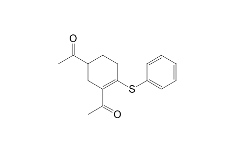 2,4-Diacetyl-1-(phenylthio)cyclohexene