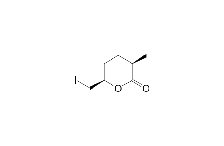(3R,6R)-6-(iodomethyl)-3-methyloxan-2-one