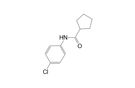 N-(4-chlorophenyl)cyclopentanecarboxamide