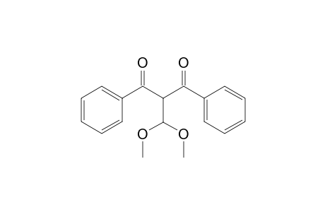 2-(Dimethoxymethyl)-1,3-diphenylpropane-1,3-dione