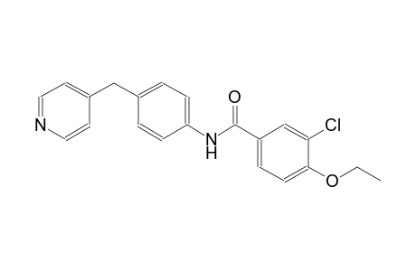 3-chloro-4-ethoxy-N-[4-(4-pyridinylmethyl)phenyl]benzamide