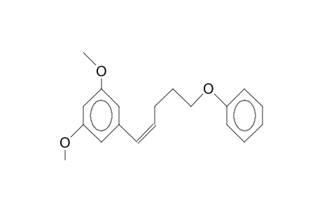 cis-1-(3,5-Dimethoxy-phenyl)-5-phenoxy-1-pentene